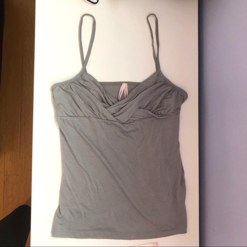 Light grey cotton tank